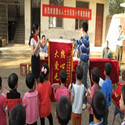 “同桌的你”走進(jìn)阜南縣王化張集小學(xué)